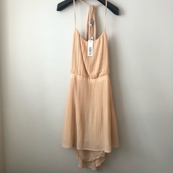 ISABEL LU Pleated Peach Dress - Picture 4 of 8